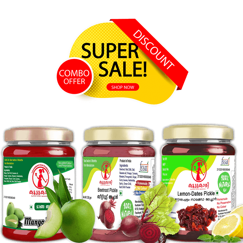Kerala Pickle Vegetarian Combo Packs